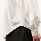 Jesse Kamm Apparel Womens Blouses Alberta Shirt in Salt White