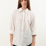 Jesse Kamm Apparel Womens Blouses Alberta Shirt in Salt White