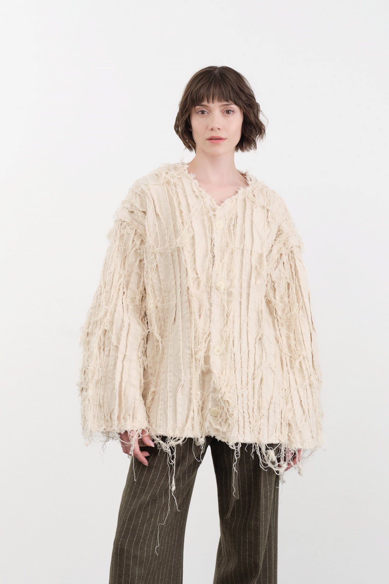 Jesse Kamm Apparel Womens Jackets Baleen Jacket in Natural