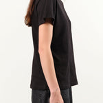 Jesse Kamm Apparel Womens Tees Bowery Tee in Black