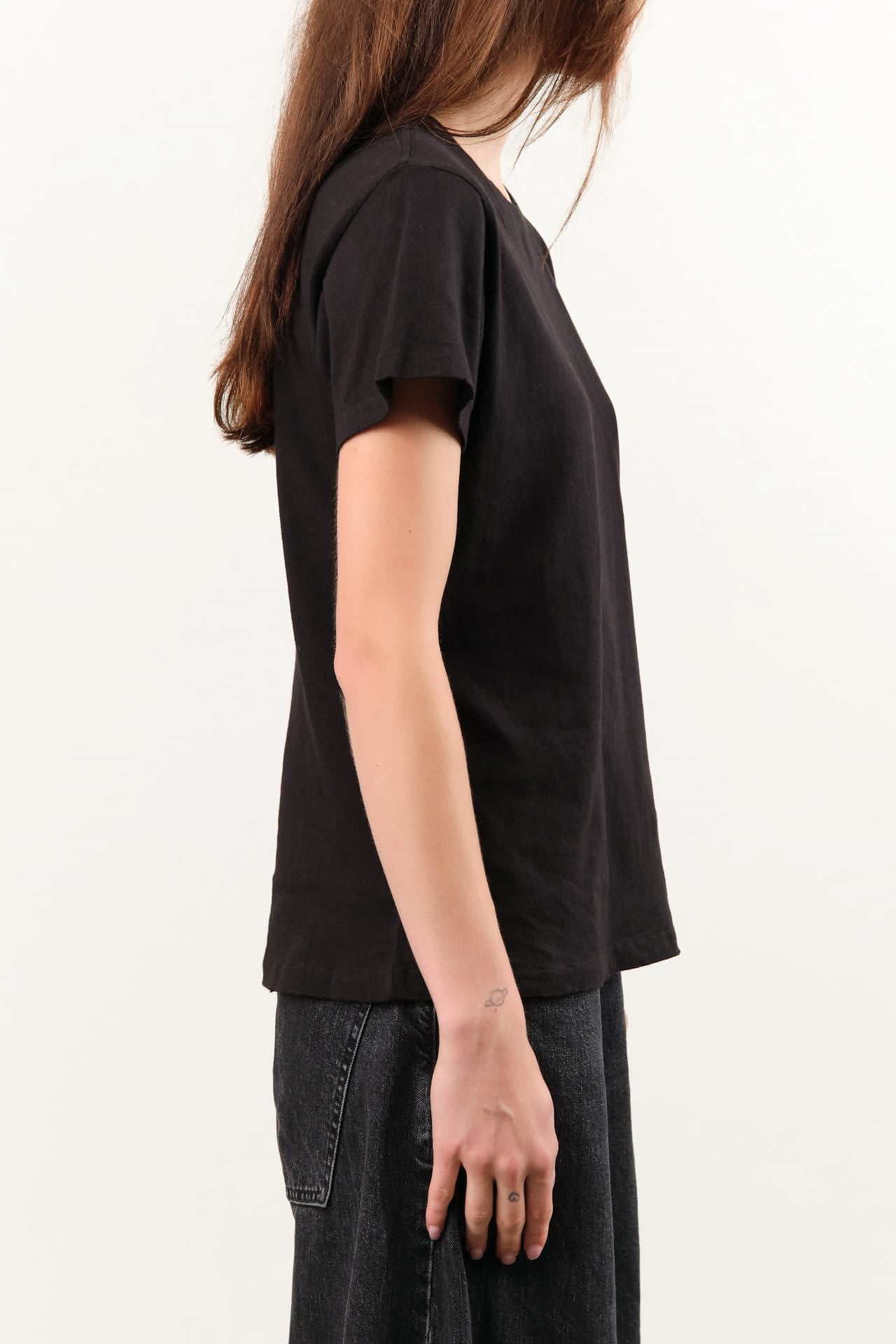 Jesse Kamm Apparel Womens Tees Bowery Tee in Black