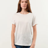 Jesse Kamm Apparel Womens Tees Bowery Tee in Salt White