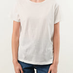 Jesse Kamm Apparel Womens Tees Bowery Tee in Salt White