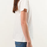 Jesse Kamm Apparel Womens Tees Bowery Tee in Salt White
