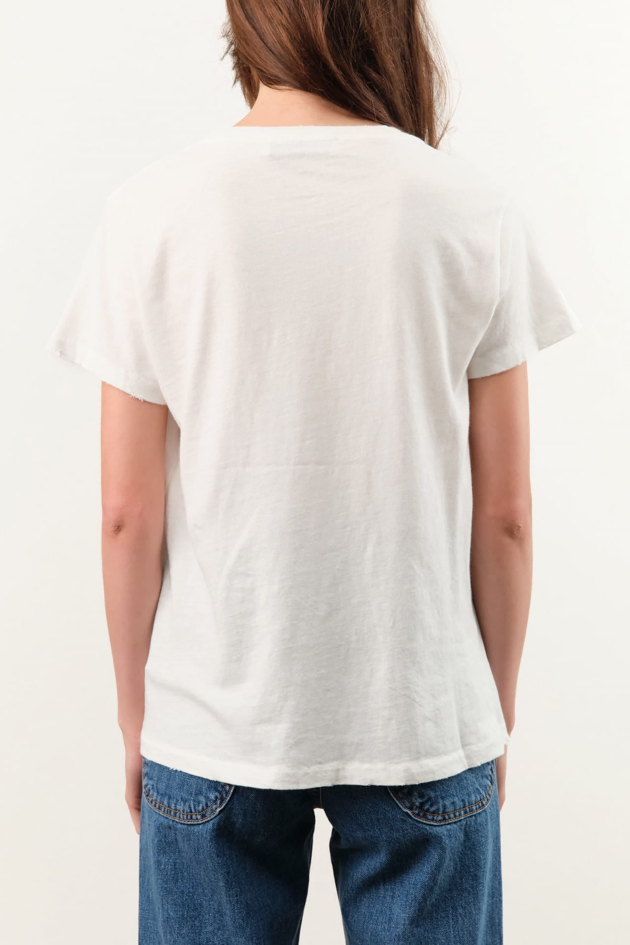 Jesse Kamm Apparel Womens Tees Bowery Tee in Salt White