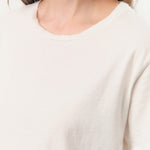 Jesse Kamm Apparel Womens Tees Bowery Tee in Salt White