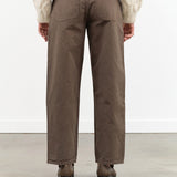 Mushroom Brown High Waisted California Wide Leg Pant by Jesse Kamm Designer Brand 