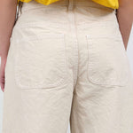 Rear pocket view of California Wide Pant in Natural