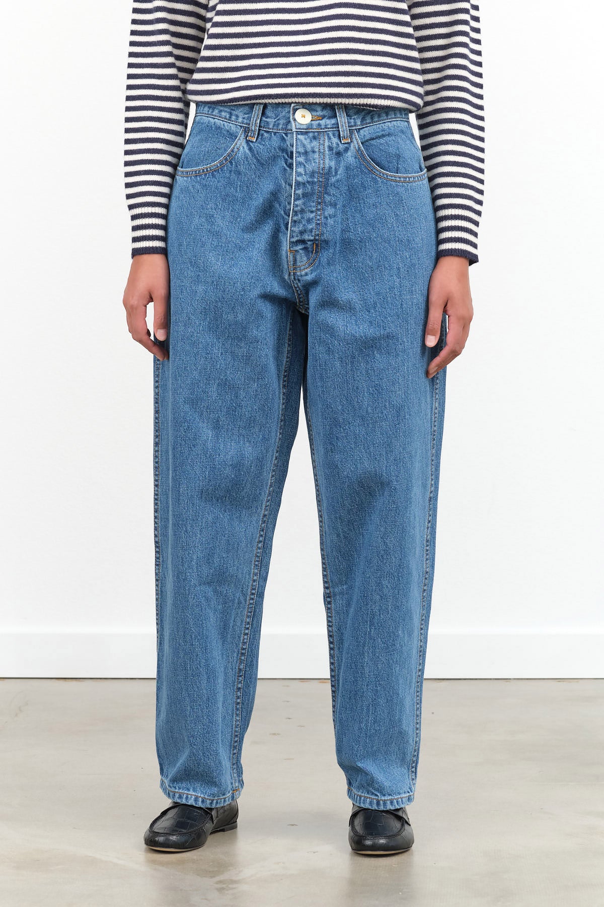 California Wide Pants by Jesse Kamm in Cowboy Blue