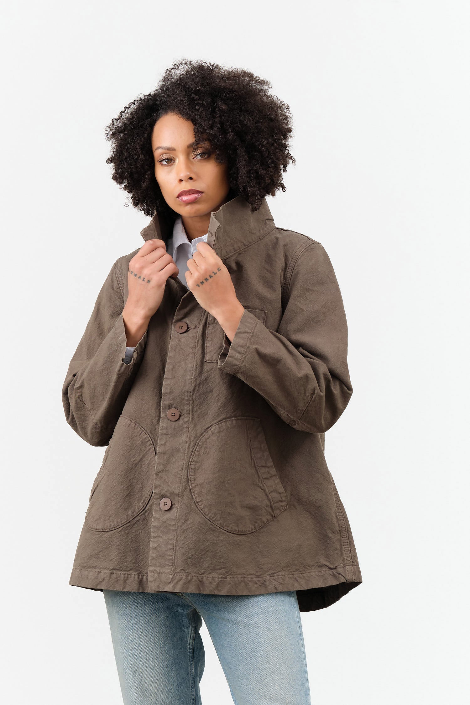 Jesse Kamm Deck Jacket in Mushroom