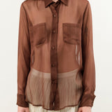 Jesse Kamm Apparel Womens Blouses Georgio Button Down