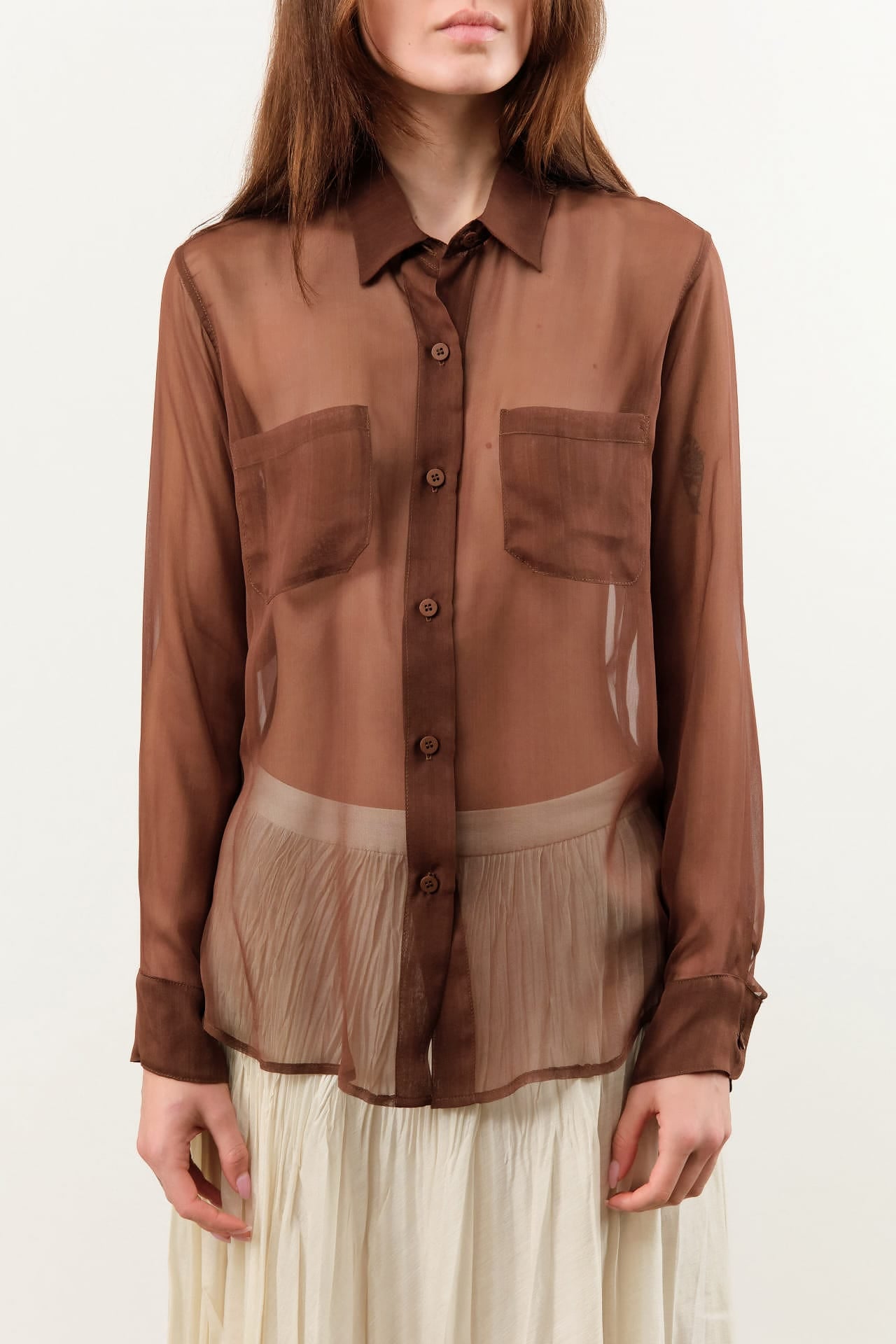 Jesse Kamm Apparel Womens Blouses Georgio Button Down