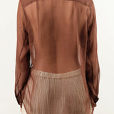 Jesse Kamm Apparel Womens Blouses Georgio Button Down