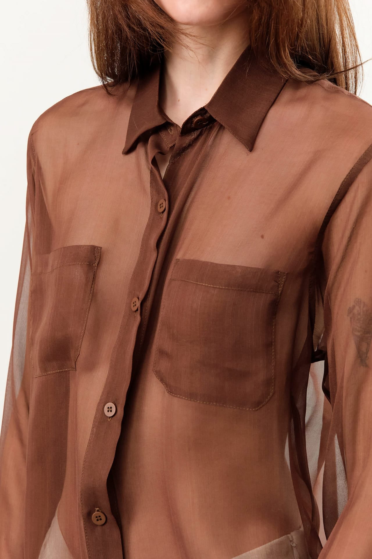 Jesse Kamm Apparel Womens Blouses Georgio Button Down