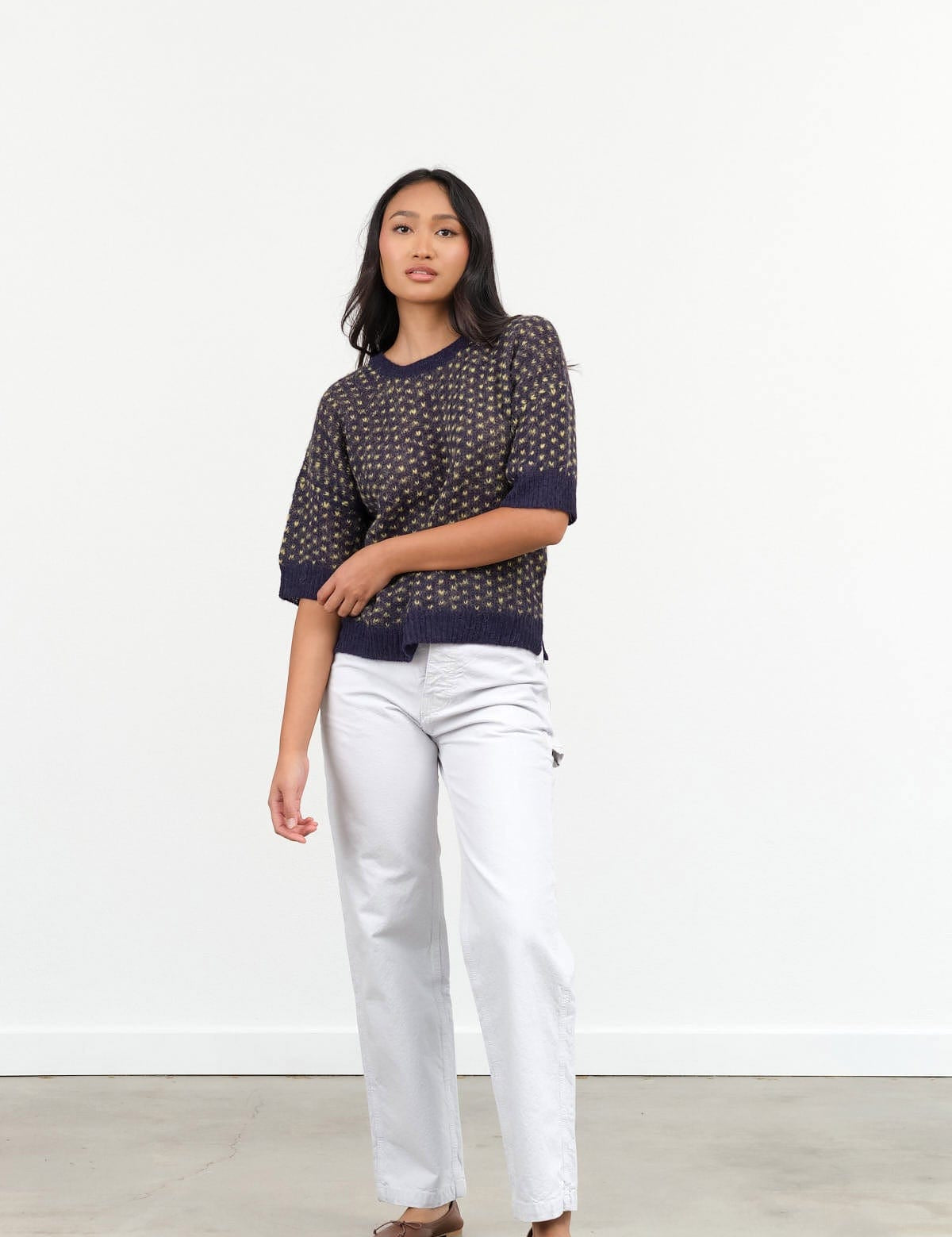 Jesse Kamm Apparel Womens Pants Handy Pant in Moon Moon / 0