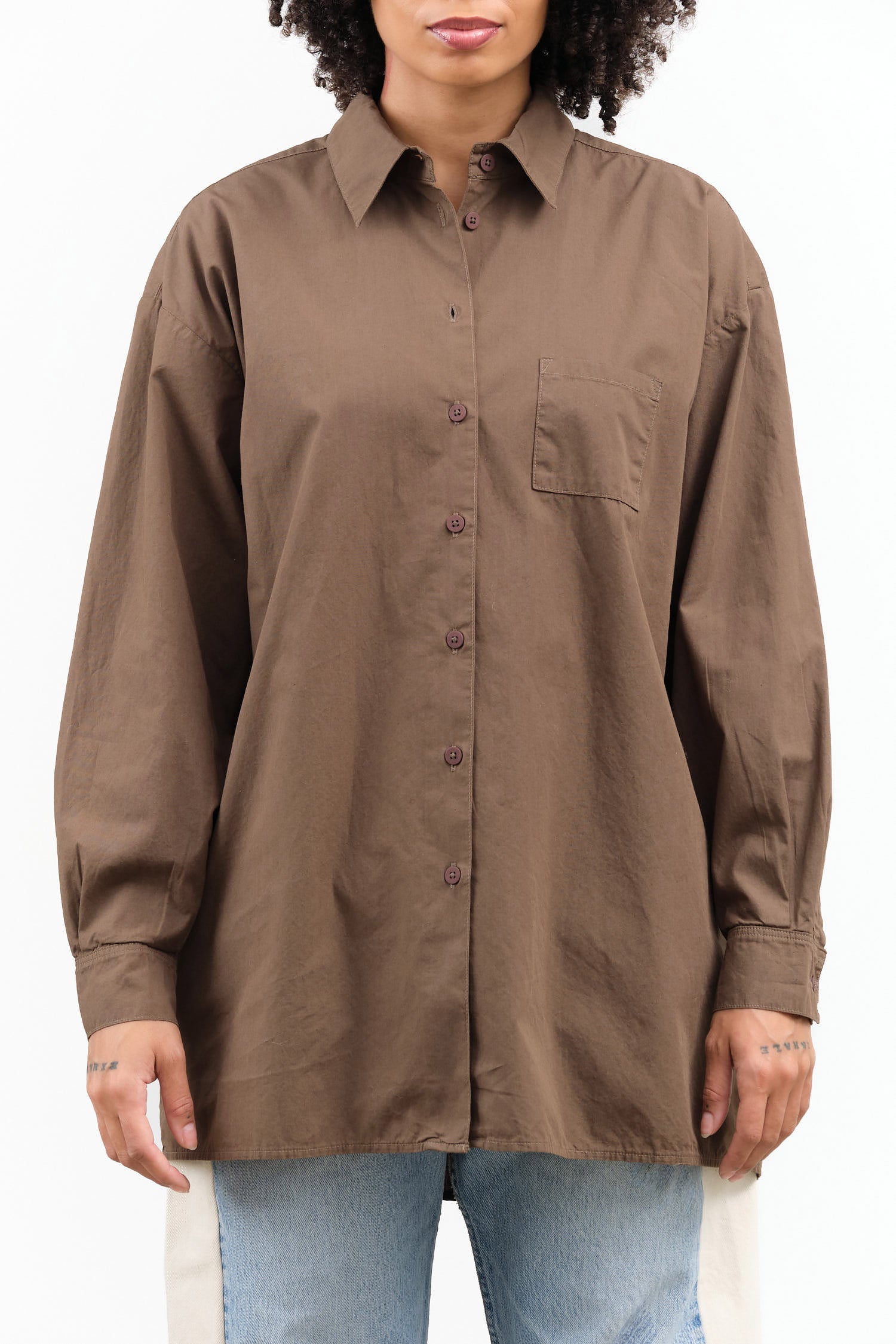 Painter Shirt by Jesse Kamm in Mushroom