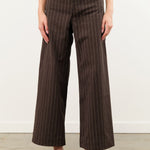 Jesse Kamm Apparel Womens Pants Sailor Pant in Graphite Stripe