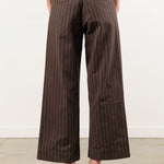 Jesse Kamm Apparel Womens Pants Sailor Pant in Graphite Stripe