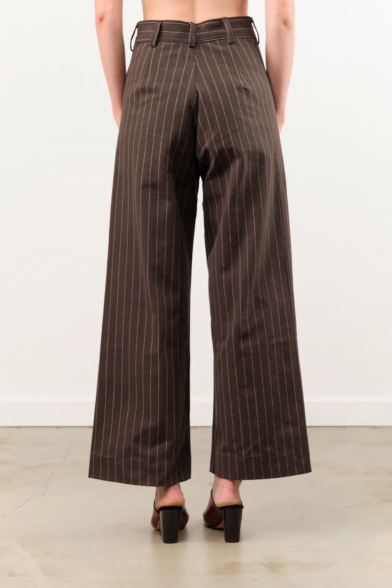 Jesse Kamm Apparel Womens Pants Sailor Pant in Graphite Stripe