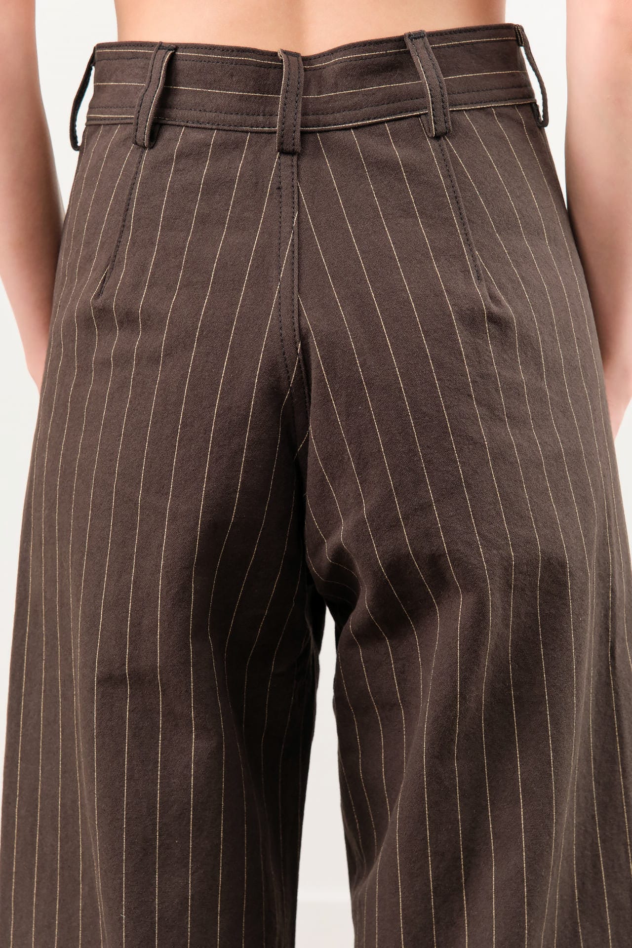 Jesse Kamm Apparel Womens Pants Sailor Pant in Graphite Stripe