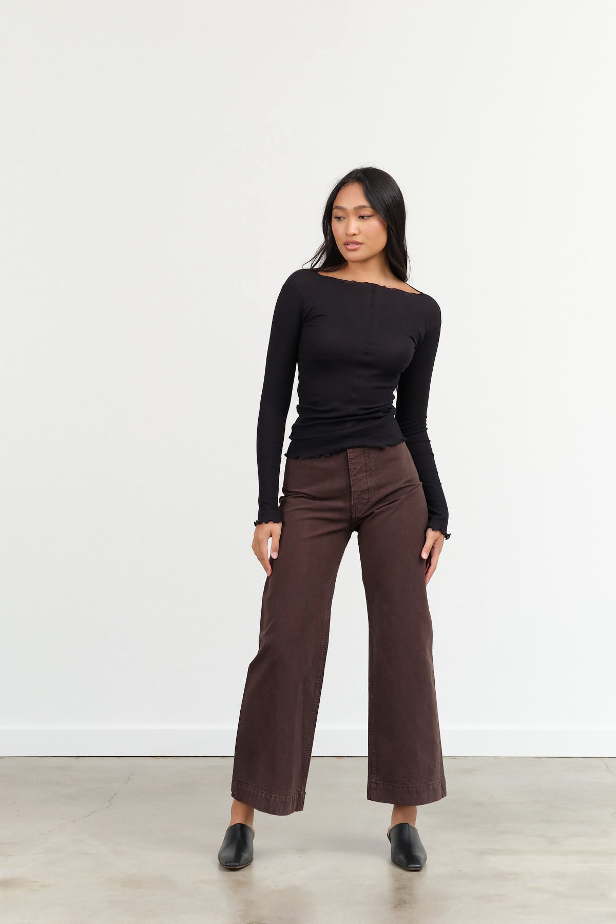 Jesse Kamm Sailor Pant in Raisin