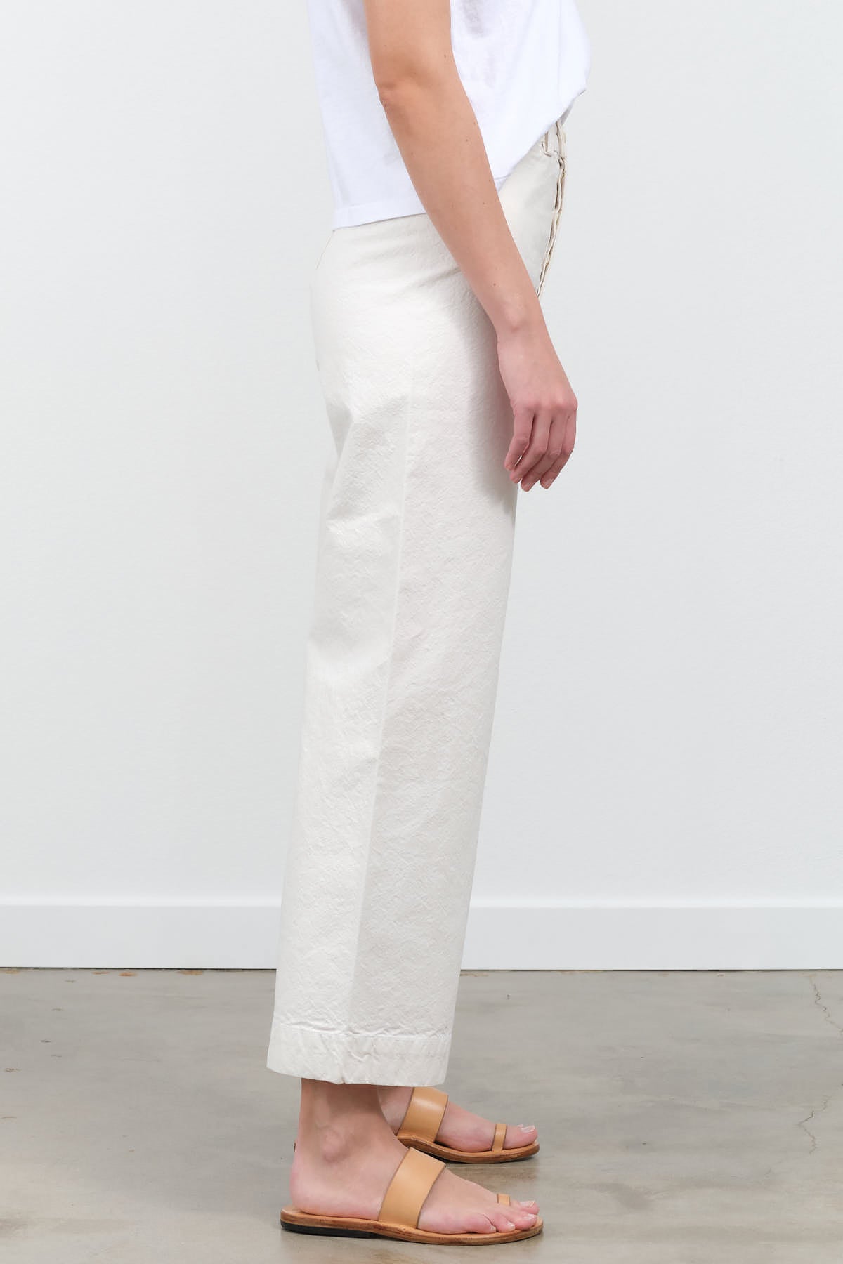 Side view of Sailor Pant in Salt
