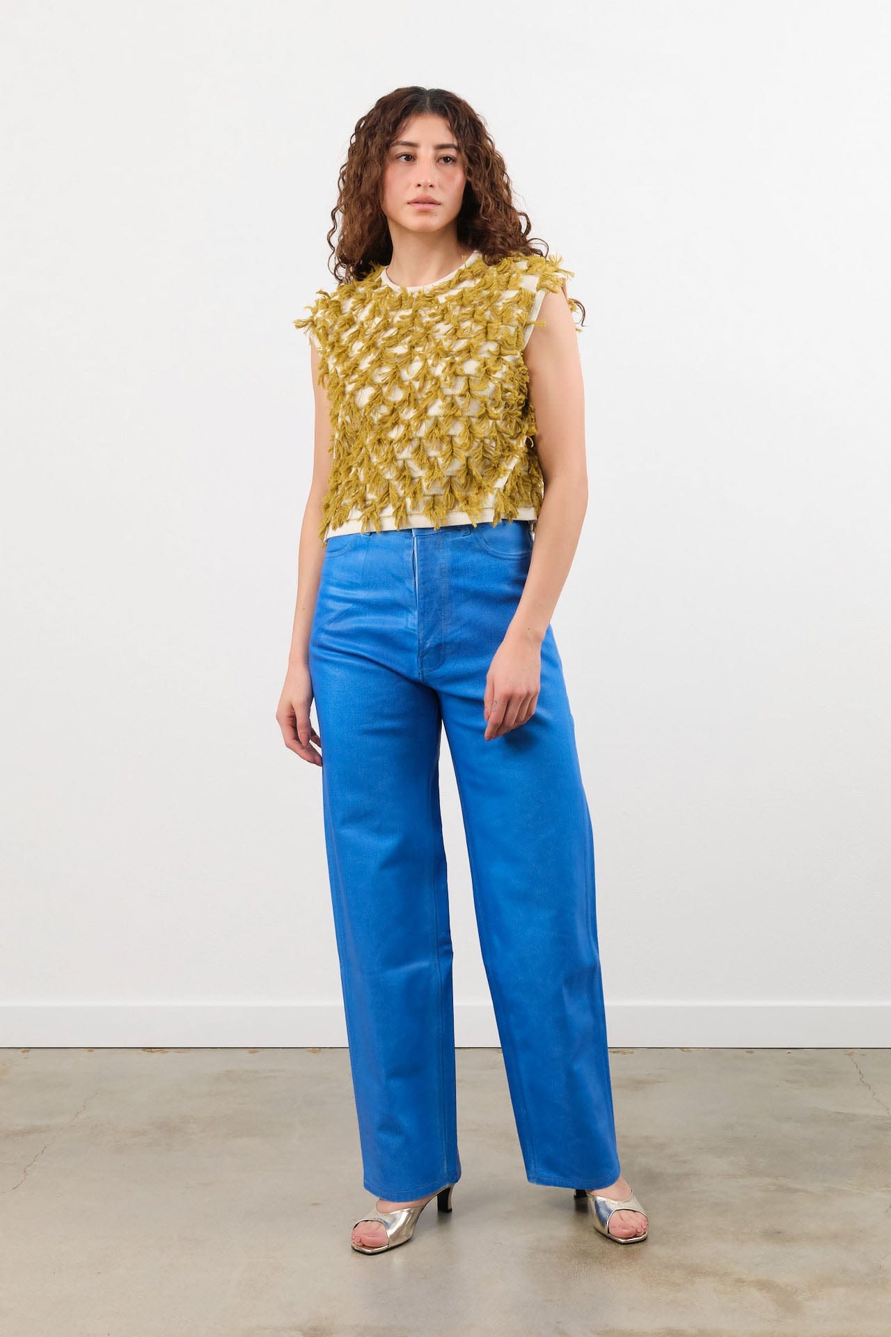 Jesse Kamm Apparel Womens Pants The 225 in Electric Blue Lacquer