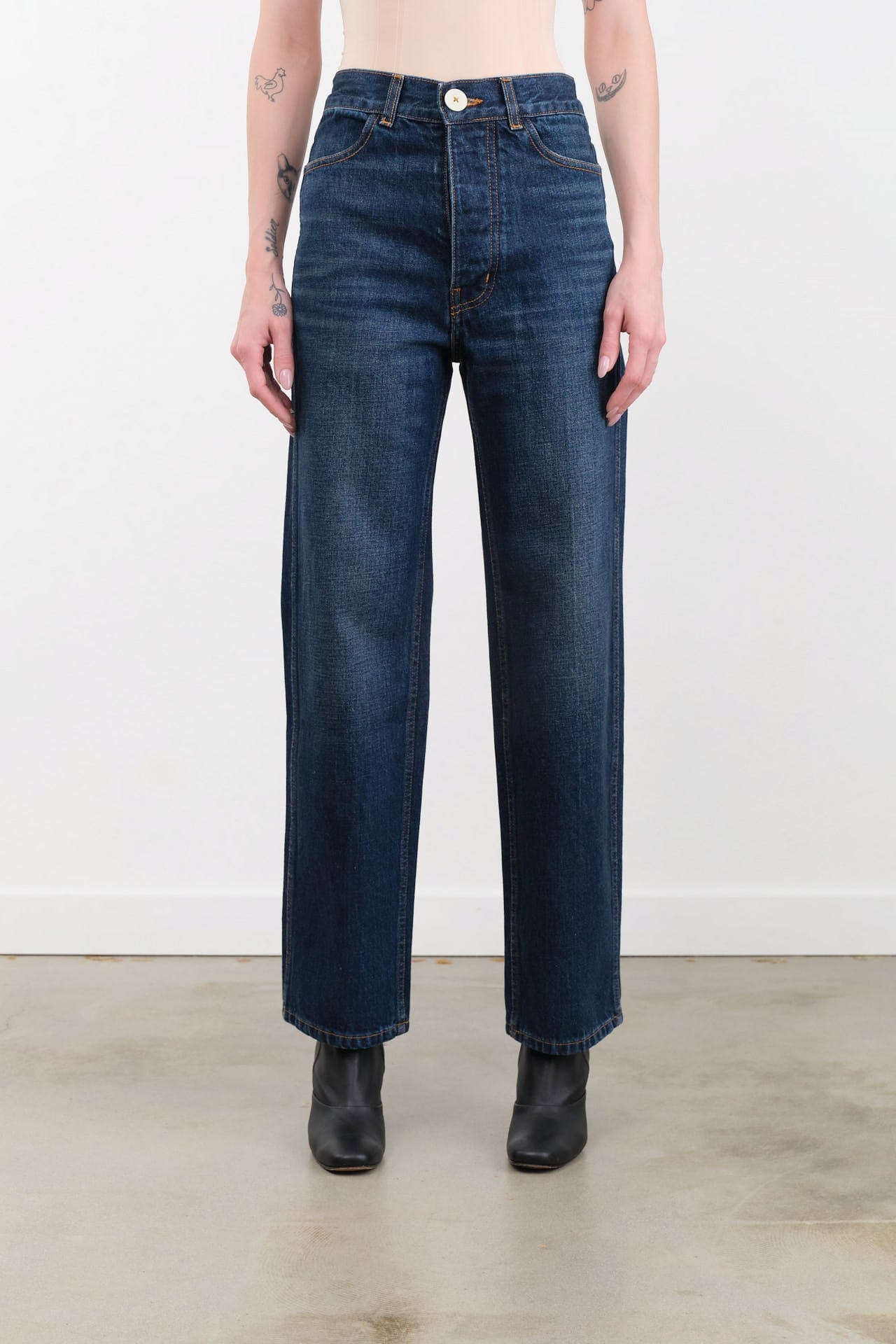 Jesse Kamm Apparel Womens Denim The 225 in Medium Roast
