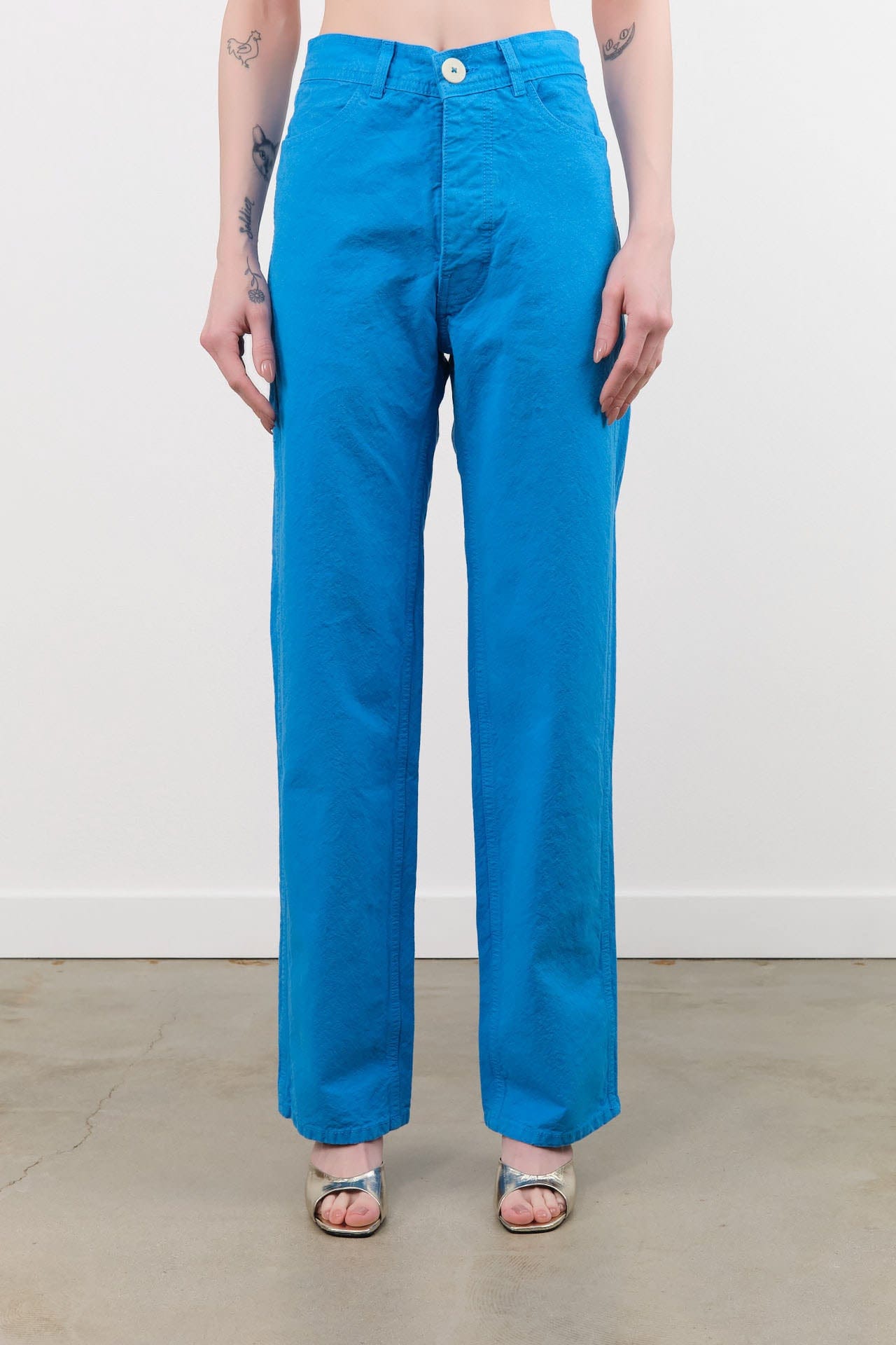 Jesse Kamm Apparel Womens Pants The 225 in Pool Blue