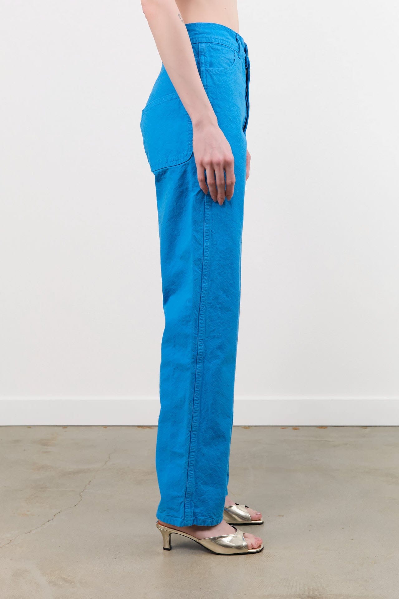 Jesse Kamm Apparel Womens Pants The 225 in Pool Blue
