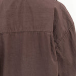 Jesse Kamm Designer Brand Raisin Purple Brown Oversized Button Up Alberta Shirt