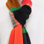 Jo Gordon Accessories Scarves Brushed Colourblock Scarf in Bright Bright / One Size