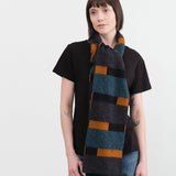 Jo Gordon Accessories Scarves Brushed Split Stripe Scarf Lugano