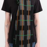 Jo Gordon Accessories Scarves Brushed Tartan Scarf in Black Black