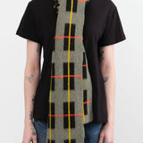 Jo Gordon Accessories Scarves Brushed Tartan Scarf in Moss Moss