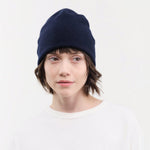 Jo Gordon Accessories Hats Felted Fine Knit Hat in Nero Navy Nero Navy / One Size