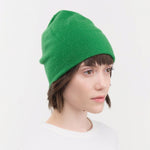 Jo Gordon Accessories Hats Felted Fine Knit Hat in Pagoda Pagoda / One Size