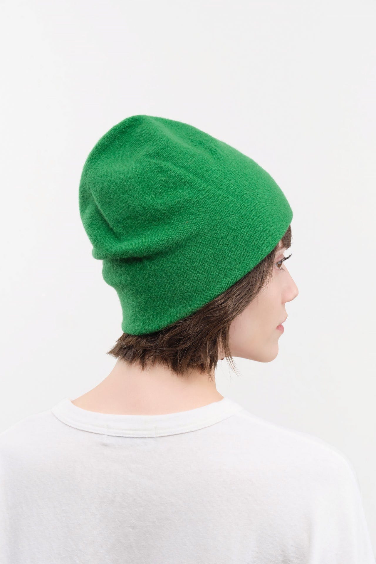 Jo Gordon Accessories Hats Felted Fine Knit Hat in Pagoda Pagoda / One Size