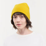 Jo Gordon Accessories Hats Felted Fine Knit Hat in Turmeric Turmeric / One Size