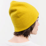 Jo Gordon Accessories Hats Felted Fine Knit Hat in Turmeric Turmeric / One Size
