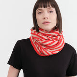 Jo Gordon Accessories Scarves Funnel Neck Warmer in Poppy Poppy