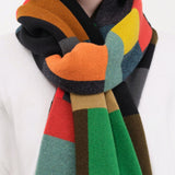 Jo Gordon Accessories Scarves Large Colourblock Column Scarf Multicolor / One Size