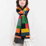 Jo Gordon Accessories Scarves Large Colourblock Column Scarf Multicolor / One Size