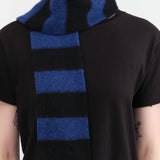 Jo Gordon Accessories Scarves Small Brushed Stripe Scarf in Nightsky Nightsky