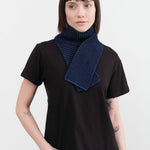 Jo Gordon Accessories Scarves Small Garter Stitch Scarf Nightsky