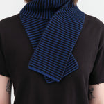 Jo Gordon Accessories Scarves Small Garter Stitch Scarf Nightsky