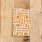Kamawanu Home Kitchen Towels Tenugui Cotton Wrapping Cloth Ajiro-Kohshi Check / 35" L X 13" W