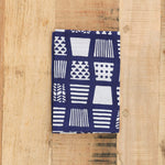 Kamawanu Home Kitchen Towels Tenugui Cotton Wrapping Cloth Choko-Zukushi Cups / 35" L X 13" W