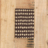 Kamawanu Home Kitchen Towels Tenugui Cotton Wrapping Cloth Coffee Beans / 35" L X 13" W