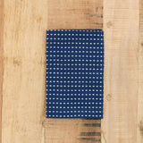 Kamawanu Home Kitchen Towels Tenugui Cotton Wrapping Cloth Keshi-Tsubu-Tsunagi Lines / 35" L X 13" W